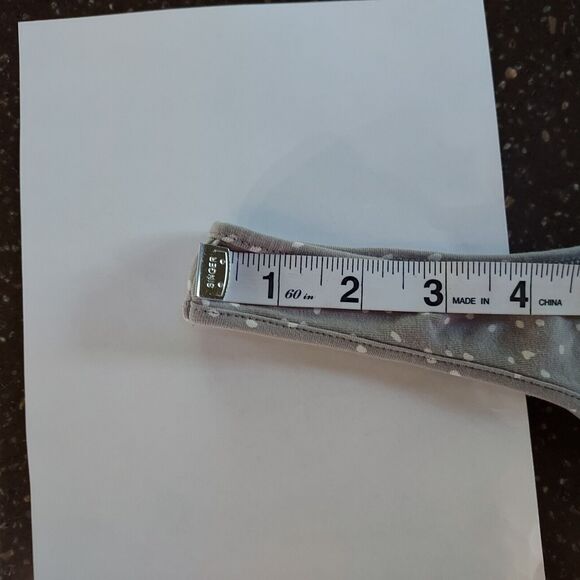 H&M Basic Tank Bodycon Mini Dress Small Sleeveless Gray White Polka Dot Stretch - Picture 10 of 10